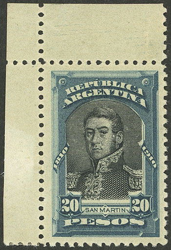 Lot 88 - Argentina general issues -  Guillermo Jalil - Philatino Auction # 2420 ARGENTINA: Special June auction