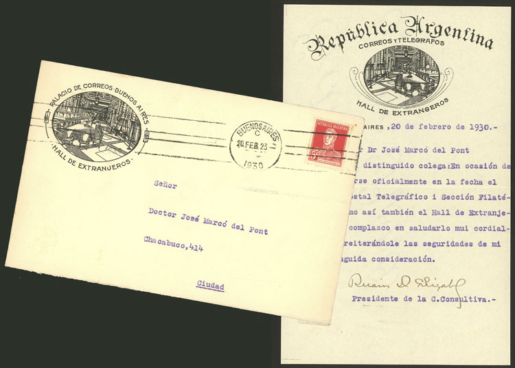 Lot 186 - Argentina postal history -  Guillermo Jalil - Philatino Auction # 2420 ARGENTINA: Special June auction