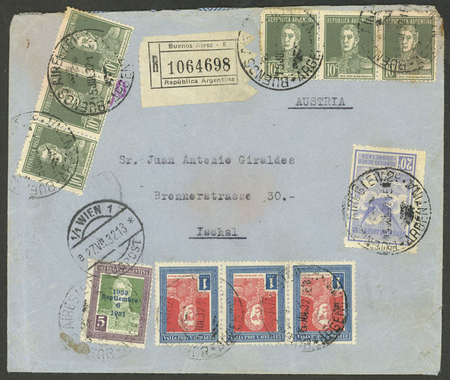 Lot 206 - Argentina POSTAL HISTORY - FLIGHTS - Guillermo Jalil - Philatino Auction # 2420 ARGENTINA: Special June auction Lot 206 - Argentina POSTAL HISTORY - FLIGHTS - Guillermo Jalil - Philatino Auction # 2420 ARGENTINA: Special June auction