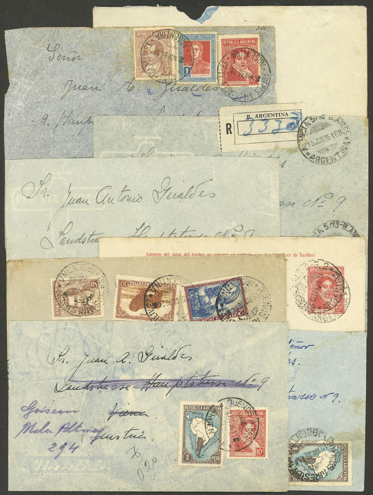 Lot 211 - Argentina POSTAL HISTORY - FLIGHTS - Guillermo Jalil - Philatino Auction # 2420 ARGENTINA: Special June auction Lot 211 - Argentina POSTAL HISTORY - FLIGHTS - Guillermo Jalil - Philatino Auction # 2420 ARGENTINA: Special June auction