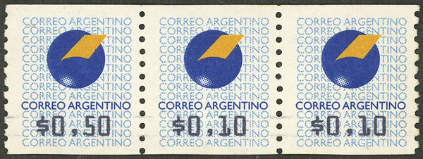 Lot 174 - Argentina variable value stamps -  Guillermo Jalil - Philatino Auction # 2420 ARGENTINA: Special June auction
