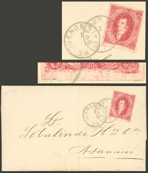 Lot 79 - Argentina rivadavias -  Guillermo Jalil - Philatino Auction # 2421 ARGENTINA: Special June auction - second part