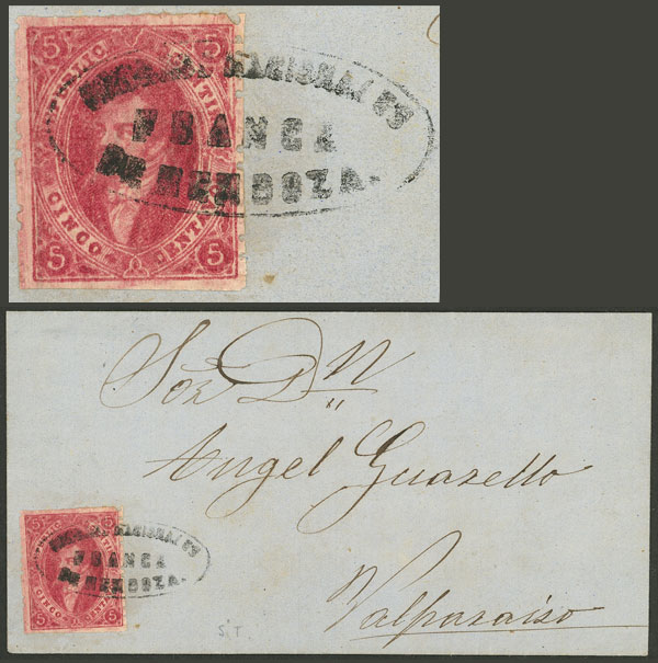Lot 64 - Argentina rivadavias -  Guillermo Jalil - Philatino Auction # 2421 ARGENTINA: Special June auction - second part