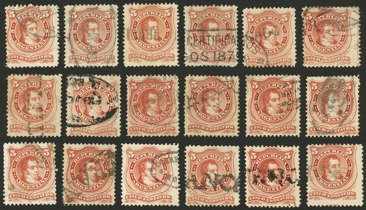 Lot 104 - Argentina general issues - Guillermo Jalil - Philatino Auction # 2421 ARGENTINA: Special June auction - second part Lot 104 - Argentina general issues - Guillermo Jalil - Philatino Auction # 2421 ARGENTINA: Special June auction - second part