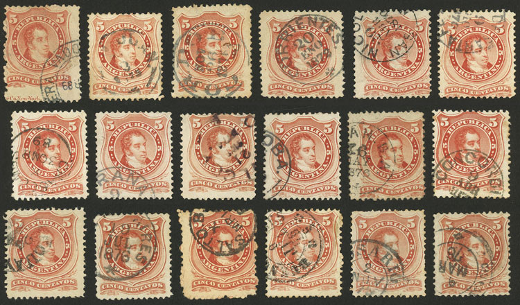 Lot 101 - Argentina general issues - Guillermo Jalil - Philatino Auction # 2421 ARGENTINA: Special June auction - second part Lot 101 - Argentina general issues - Guillermo Jalil - Philatino Auction # 2421 ARGENTINA: Special June auction - second part