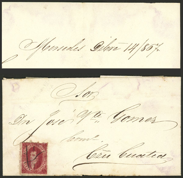 Lot 65 - Argentina rivadavias -  Guillermo Jalil - Philatino Auction # 2421 ARGENTINA: Special June auction - second part