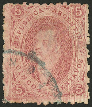 Lot 71 - Argentina rivadavias -  Guillermo Jalil - Philatino Auction # 2421 ARGENTINA: Special June auction - second part
