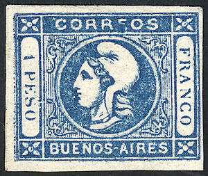 Lot 7 - Argentina buenos aires - liberty head - Guillermo Jalil - Philatino Auction # 2421 ARGENTINA: Special June auction - second part Lot 7 - Argentina buenos aires - liberty head - Guillermo Jalil - Philatino Auction # 2421 ARGENTINA: Special June auction - second part