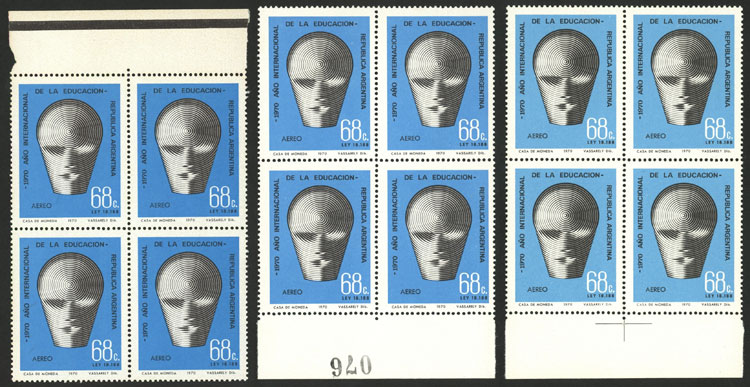 Lot 808 - Argentina general issues -  Guillermo Jalil - Philatino Auction # 2422 ARGENTINA: Great general auction with very low starts!