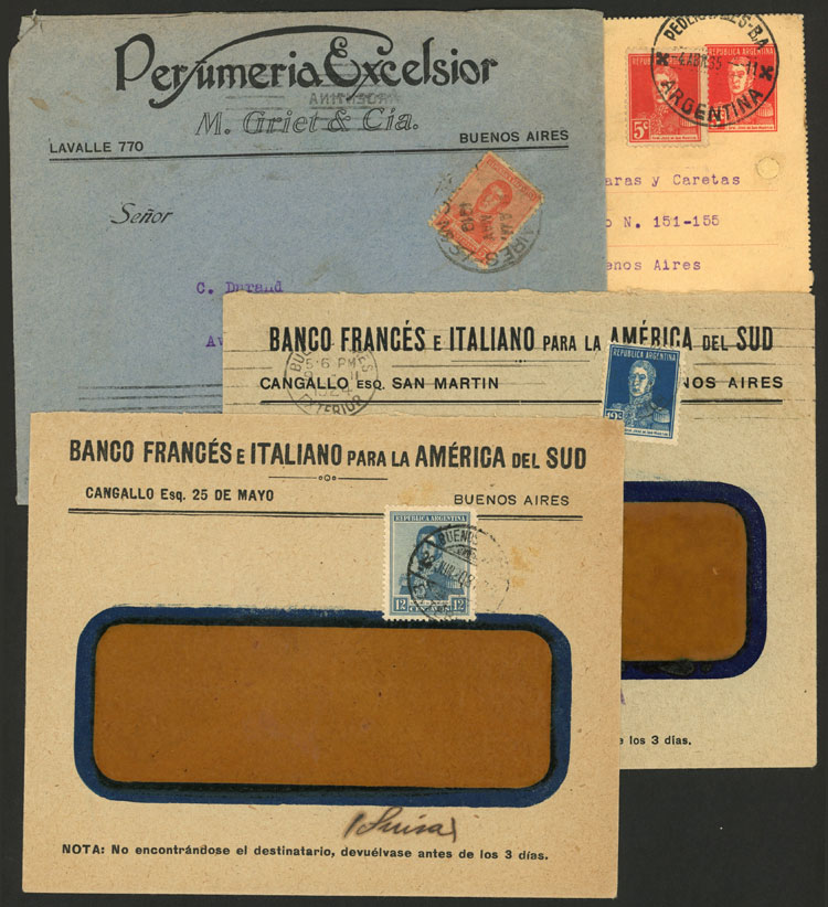 Lot 1567 - Argentina postal history - Guillermo Jalil - Philatino Auction # 2422 ARGENTINA: Great general auction with very low starts! Lot 1567 - Argentina postal history - Guillermo Jalil - Philatino Auction # 2422 ARGENTINA: Great general auction with very low starts!