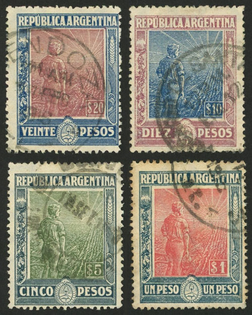 Lot 324 - Argentina general issues -  Guillermo Jalil - Philatino Auction # 2422 ARGENTINA: Great general auction with very low starts!