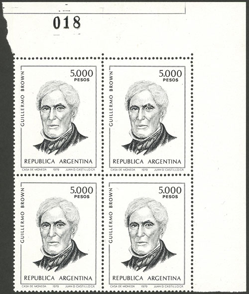 Lot 918 - Argentina general issues -  Guillermo Jalil - Philatino Auction # 2422 ARGENTINA: Great general auction with very low starts!