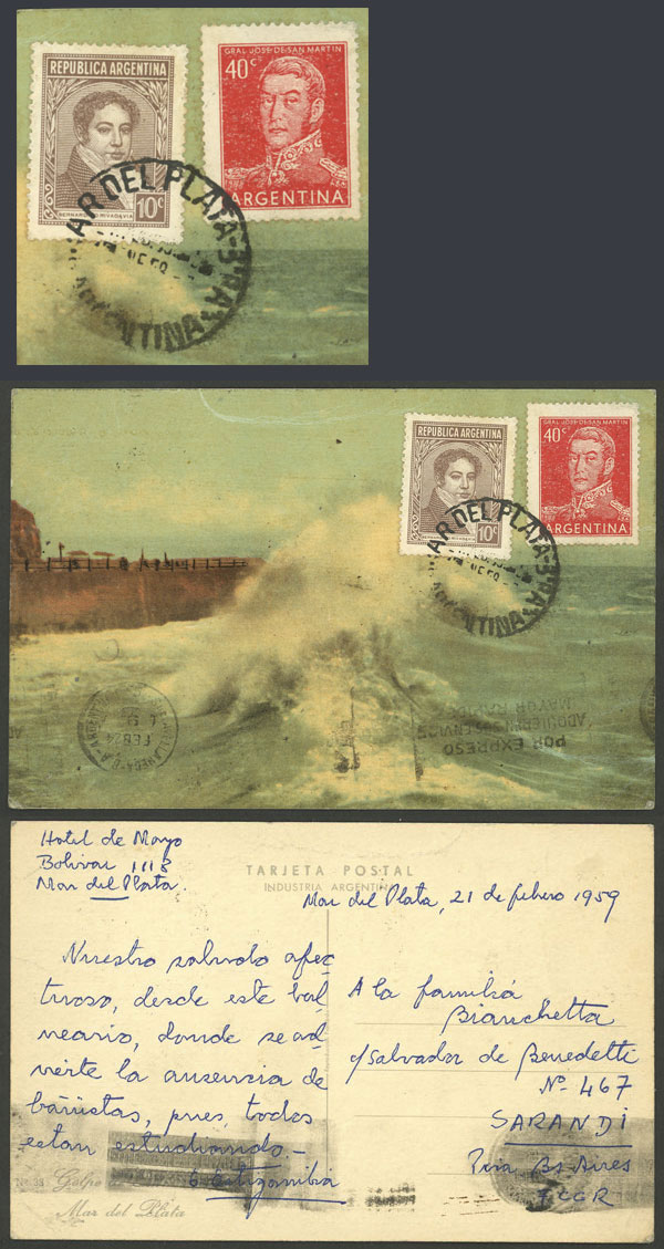 Lot 1615 - Argentina postal history - Guillermo Jalil - Philatino Auction # 2422 ARGENTINA: Great general auction with very low starts! Lot 1615 - Argentina postal history - Guillermo Jalil - Philatino Auction # 2422 ARGENTINA: Great general auction with very low starts!