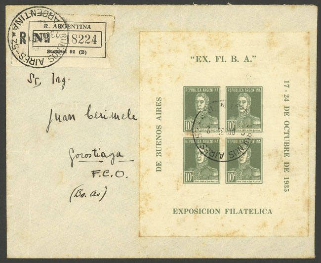 Lot 1124 - Argentina souvenir sheets - Guillermo Jalil - Philatino Auction # 2422 ARGENTINA: Great general auction with very low starts! Lot 1124 - Argentina souvenir sheets - Guillermo Jalil - Philatino Auction # 2422 ARGENTINA: Great general auction with very low starts!