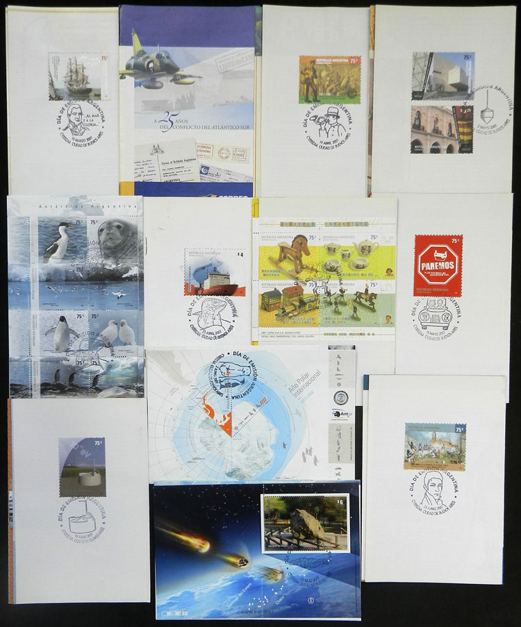Lot 1071 - Argentina general issues -  Guillermo Jalil - Philatino Auction # 2422 ARGENTINA: Great general auction with very low starts!