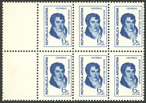 Lot 810 - Argentina general issues -  Guillermo Jalil - Philatino Auction # 2422 ARGENTINA: Great general auction with very low starts!