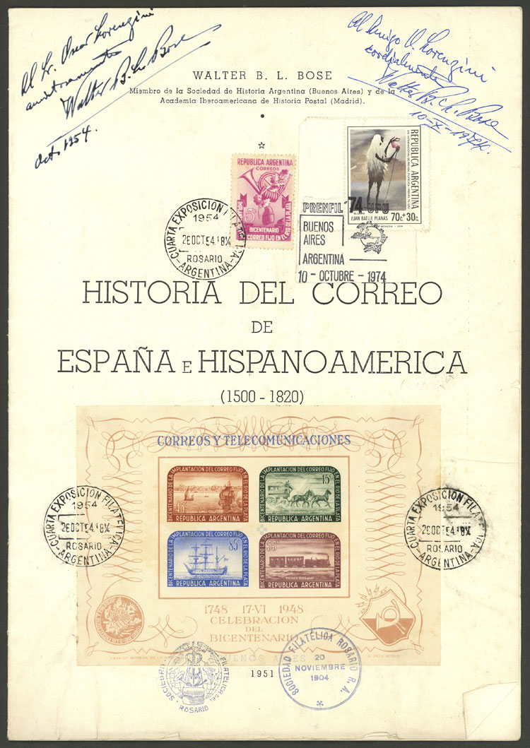 Lot 1726 - Argentina other items - Guillermo Jalil - Philatino Auction # 2422 ARGENTINA: Great general auction with very low starts! Lot 1726 - Argentina other items - Guillermo Jalil - Philatino Auction # 2422 ARGENTINA: Great general auction with very low starts!