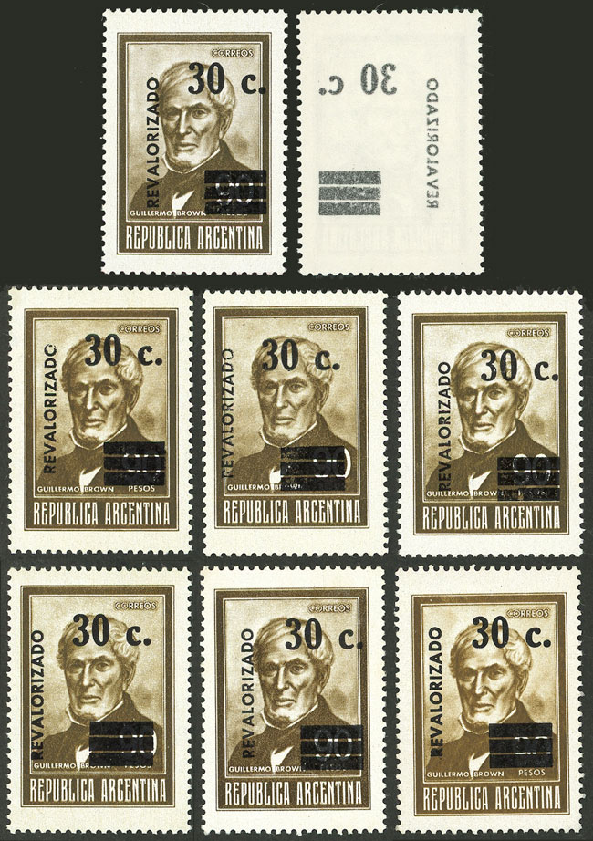 Lot 836 - Argentina general issues -  Guillermo Jalil - Philatino Auction # 2422 ARGENTINA: Great general auction with very low starts!