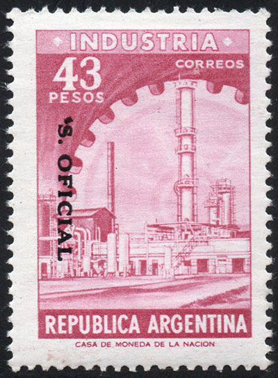 Lot 1283 - Argentina official stamps -  Guillermo Jalil - Philatino Auction # 2422 ARGENTINA: Great general auction with very low starts!