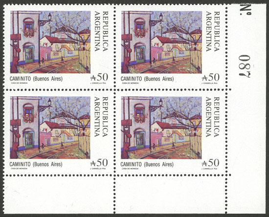Lot 960 - Argentina general issues -  Guillermo Jalil - Philatino Auction # 2422 ARGENTINA: Great general auction with very low starts!