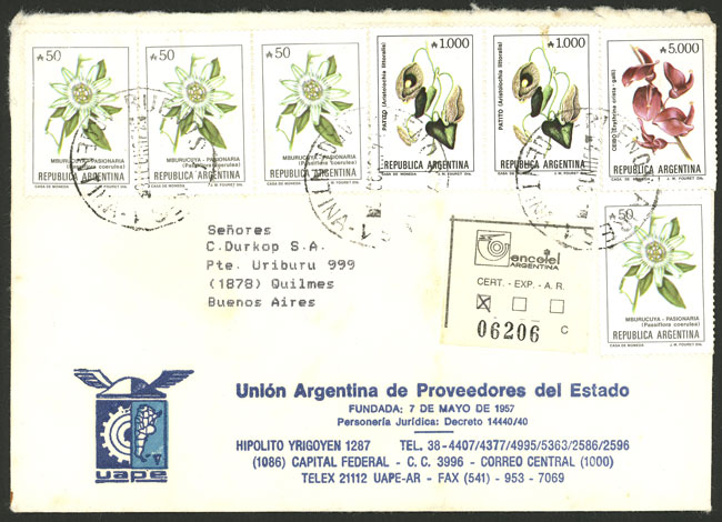 Lot 1643 - Argentina postal history - Guillermo Jalil - Philatino Auction # 2422 ARGENTINA: Great general auction with very low starts! Lot 1643 - Argentina postal history - Guillermo Jalil - Philatino Auction # 2422 ARGENTINA: Great general auction with very low starts!