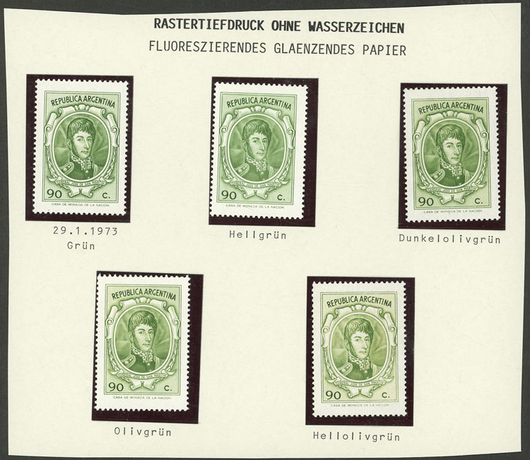 Lot 814 - Argentina general issues -  Guillermo Jalil - Philatino Auction # 2422 ARGENTINA: Great general auction with very low starts!