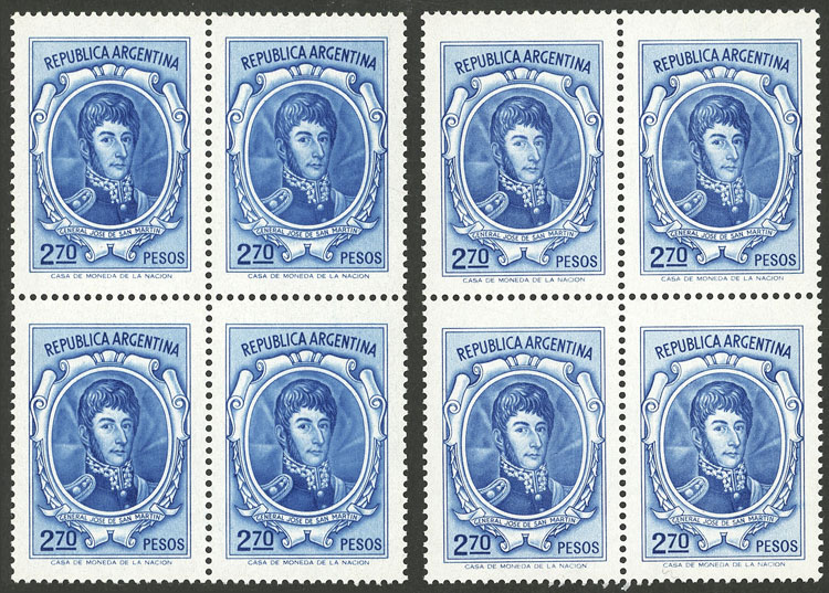 Lot 823 - Argentina general issues -  Guillermo Jalil - Philatino Auction # 2422 ARGENTINA: Great general auction with very low starts!