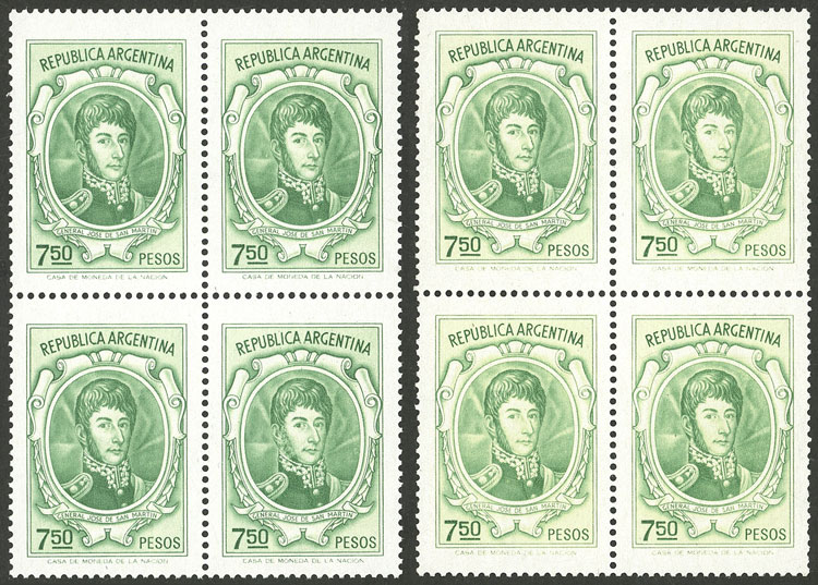 Lot 826 - Argentina general issues -  Guillermo Jalil - Philatino Auction # 2422 ARGENTINA: Great general auction with very low starts!