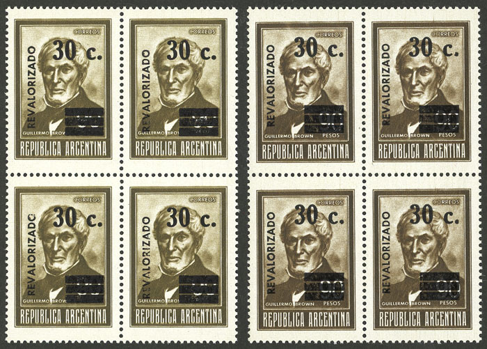 Lot 837 - Argentina general issues -  Guillermo Jalil - Philatino Auction # 2422 ARGENTINA: Great general auction with very low starts!