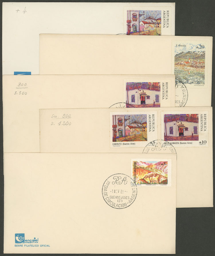 Lot 959 - Argentina general issues -  Guillermo Jalil - Philatino Auction # 2422 ARGENTINA: Great general auction with very low starts!