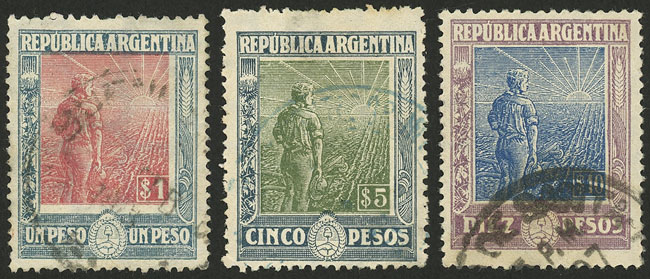 Lot 323 - Argentina general issues -  Guillermo Jalil - Philatino Auction # 2422 ARGENTINA: Great general auction with very low starts!