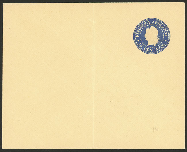 Lot 1401 - Argentina Postal stationery -  Guillermo Jalil - Philatino Auction # 2422 ARGENTINA: Great general auction with very low starts!