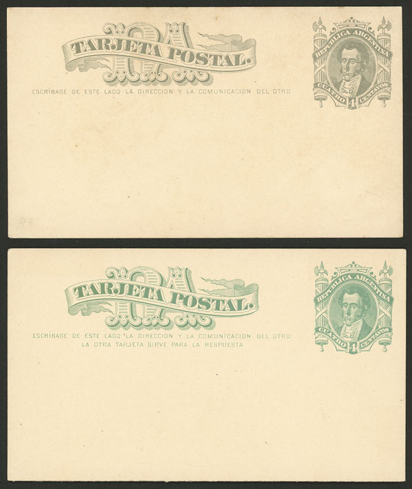 Lot 1412 - Argentina Postal stationery -  Guillermo Jalil - Philatino Auction # 2422 ARGENTINA: Great general auction with very low starts!