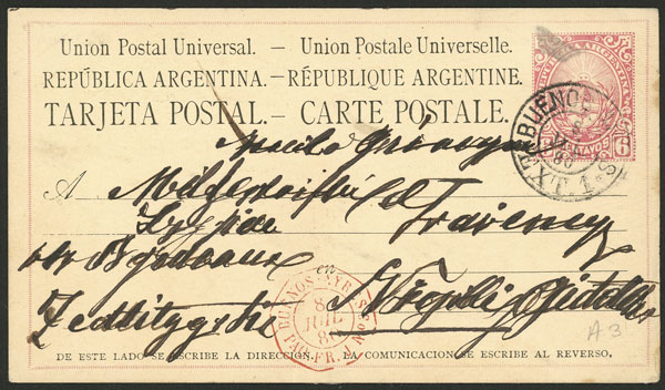 Lot 1417 - Argentina Postal stationery -  Guillermo Jalil - Philatino Auction # 2422 ARGENTINA: Great general auction with very low starts!
