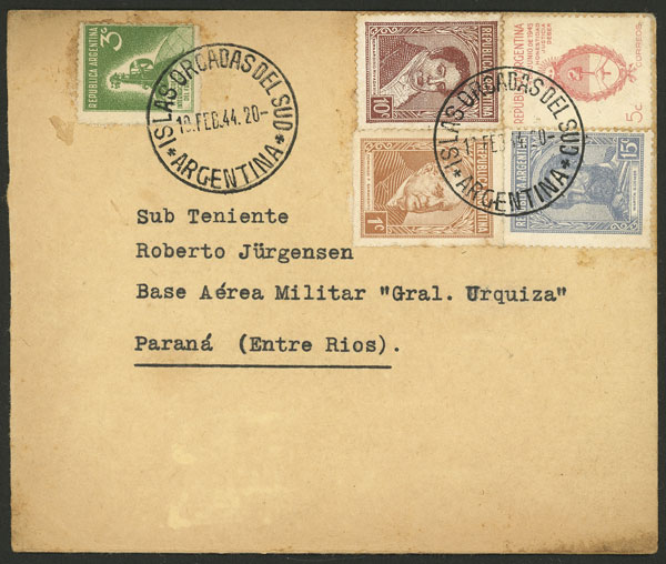 Lot 19 - ARGENTINE ANTARCTICA - ISLAS ORCADAS postal history - Guillermo Jalil - Philatino Auction # 2422 ARGENTINA: Great general auction with very low starts! Lot 19 - ARGENTINE ANTARCTICA - ISLAS ORCADAS postal history - Guillermo Jalil - Philatino Auction # 2422 ARGENTINA: Great general auction with very low starts!