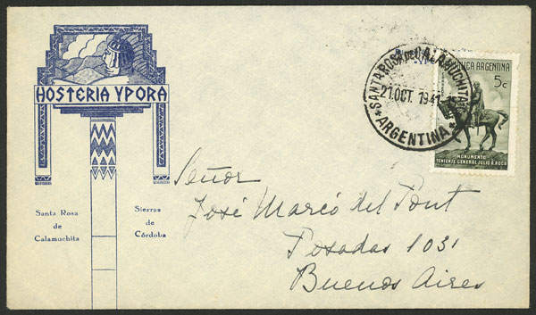 Lot 1573 - Argentina postal history - Guillermo Jalil - Philatino Auction # 2422 ARGENTINA: Great general auction with very low starts! Lot 1573 - Argentina postal history - Guillermo Jalil - Philatino Auction # 2422 ARGENTINA: Great general auction with very low starts!