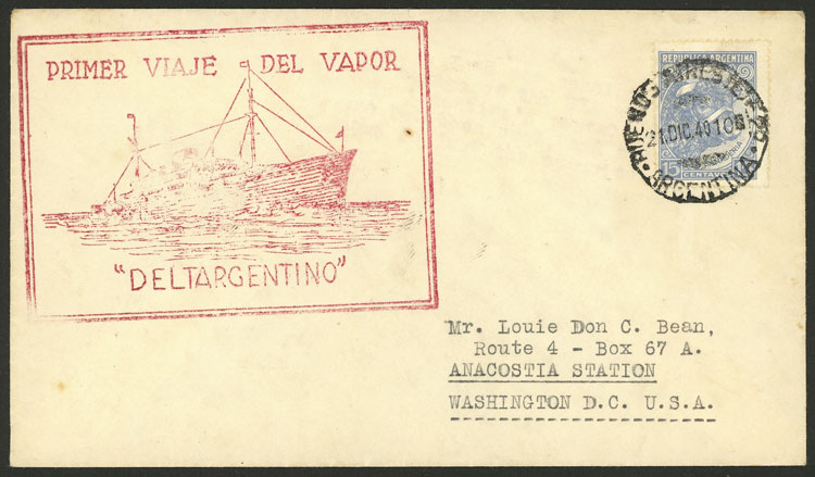 Lot 1571 - Argentina postal history - Guillermo Jalil - Philatino Auction # 2422 ARGENTINA: Great general auction with very low starts! Lot 1571 - Argentina postal history - Guillermo Jalil - Philatino Auction # 2422 ARGENTINA: Great general auction with very low starts!