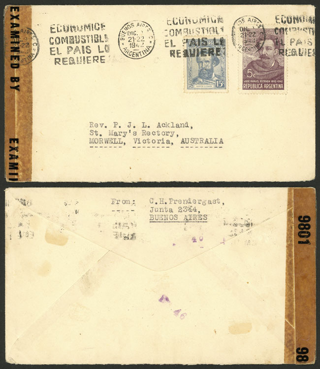 Lot 1575 - Argentina postal history - Guillermo Jalil - Philatino Auction # 2422 ARGENTINA: Great general auction with very low starts! Lot 1575 - Argentina postal history - Guillermo Jalil - Philatino Auction # 2422 ARGENTINA: Great general auction with very low starts!