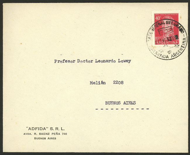 Lot 4 - argentine antarctica postal history - Guillermo Jalil - Philatino Auction # 2422 ARGENTINA: Great general auction with very low starts! Lot 4 - argentine antarctica postal history - Guillermo Jalil - Philatino Auction # 2422 ARGENTINA: Great general auction with very low starts!