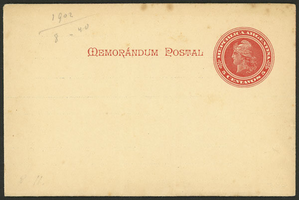 Lot 1408 - Argentina Postal stationery -  Guillermo Jalil - Philatino Auction # 2422 ARGENTINA: Great general auction with very low starts!