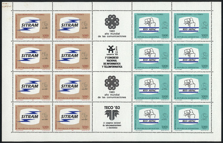 Lot 934 - Argentina general issues - Guillermo Jalil - Philatino Auction # 2422 ARGENTINA: Great general auction with very low starts! Lot 934 - Argentina general issues - Guillermo Jalil - Philatino Auction # 2422 ARGENTINA: Great general auction with very low starts!