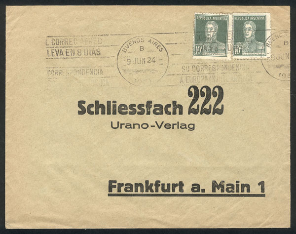 Lot 1561 - Argentina postal history - Guillermo Jalil - Philatino Auction # 2422 ARGENTINA: Great general auction with very low starts! Lot 1561 - Argentina postal history - Guillermo Jalil - Philatino Auction # 2422 ARGENTINA: Great general auction with very low starts!