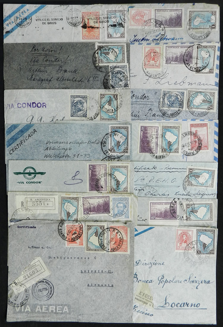 Lot 1574 - Argentina postal history - Guillermo Jalil - Philatino Auction # 2422 ARGENTINA: Great general auction with very low starts! Lot 1574 - Argentina postal history - Guillermo Jalil - Philatino Auction # 2422 ARGENTINA: Great general auction with very low starts!