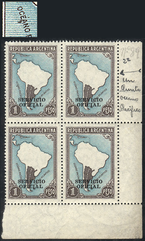 Lot 1260 - Argentina official stamps - Guillermo Jalil - Philatino Auction # 2422 ARGENTINA: Great general auction with very low starts! Lot 1260 - Argentina official stamps - Guillermo Jalil - Philatino Auction # 2422 ARGENTINA: Great general auction with very low starts!