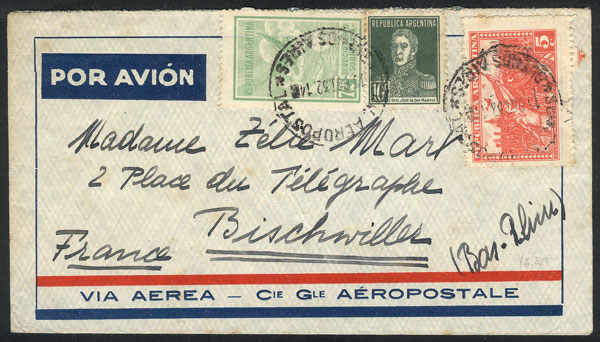 Lot 1563 - Argentina postal history - Guillermo Jalil - Philatino Auction # 2422 ARGENTINA: Great general auction with very low starts! Lot 1563 - Argentina postal history - Guillermo Jalil - Philatino Auction # 2422 ARGENTINA: Great general auction with very low starts!