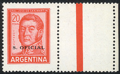 Lot 1236 - Argentina official stamps - Guillermo Jalil - Philatino Auction # 2425 ARGENTINA: Super-economy auction with many interesting lots with VERY LOW PRICES! Lot 1236 - Argentina official stamps - Guillermo Jalil - Philatino Auction # 2425 ARGENTINA: Super-economy auction with many interesting lots with VERY LOW PRICES!