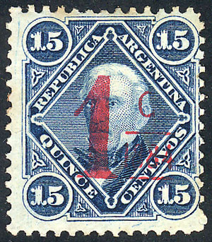 Lot 328 - Argentina general issues -  Guillermo Jalil - Philatino Auction # 2425 ARGENTINA: Super-economy auction with many interesting lots with VERY LOW PRICES!