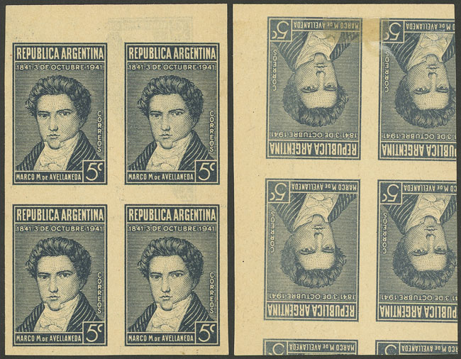 Lot 723 - Argentina general issues -  Guillermo Jalil - Philatino Auction # 2425 ARGENTINA: Super-economy auction with many interesting lots with VERY LOW PRICES!