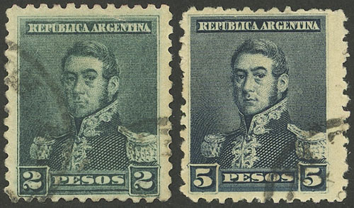Lot 391 - Argentina general issues -  Guillermo Jalil - Philatino Auction # 2425 ARGENTINA: Super-economy auction with many interesting lots with VERY LOW PRICES!