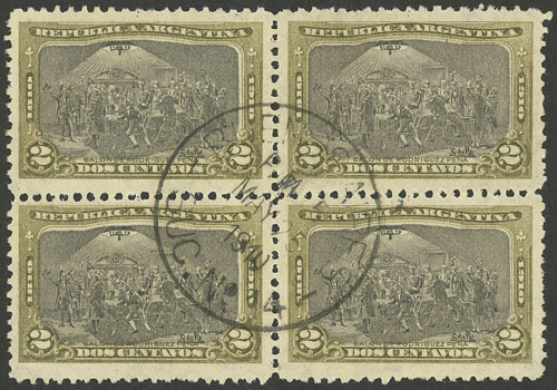 Lot 462 - Argentina general issues -  Guillermo Jalil - Philatino Auction # 2425 ARGENTINA: Super-economy auction with many interesting lots with VERY LOW PRICES!